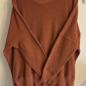 Aerie Rust Crew Neck Sweater